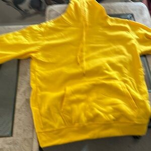 Yellow hoodie